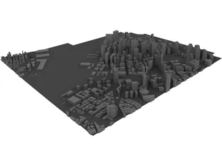 City Part Lower Manhattan (New York) 3D Model preview