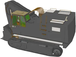 Liebherr R-96 3D Model preview