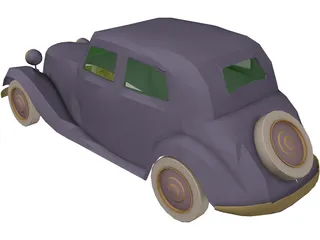 Mercedes-Benz 170 3D Model preview