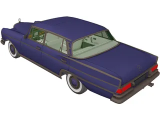 Mercedes-Benz 300 SE 3D Model preview