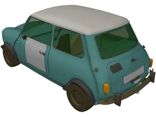 Mini Cooper S (1964) 3D Model preview