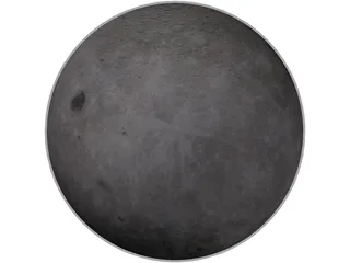 Planet Moon 3D Model preview