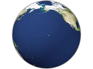 Planet Earth 3D Model preview