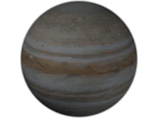 Planet Jupiter 3D Model preview