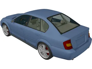 Subaru Outback Sedan (2005) 3D Model preview