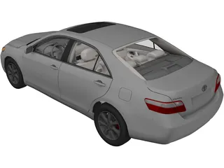 Toyota Camry (2007) 3D Model preview