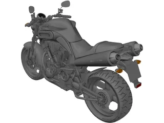 Yamaha MT-01 3D Model preview