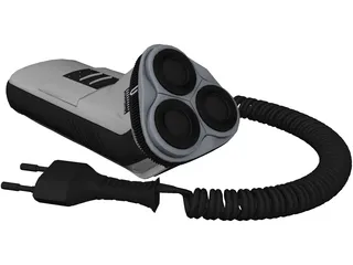 Philips 755 Electric Shaver 3D Model preview