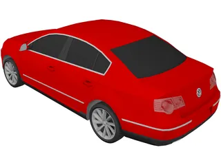 Volkswagen Passat 3D Model preview