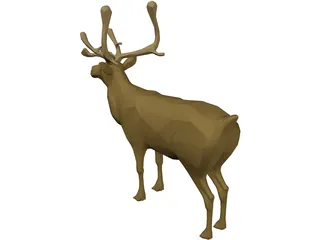 Reindeer 3D Model preview