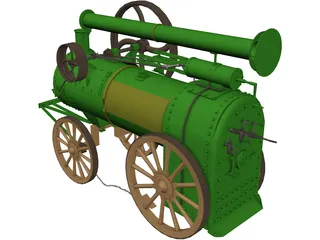 Tractor 3D Model preview