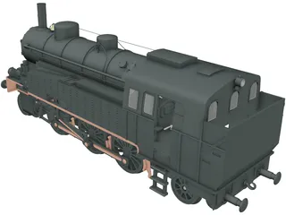 VLC75 Locomotive 3D Model preview