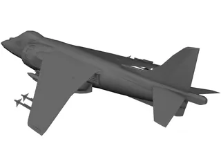 AV-8B 3D Model preview