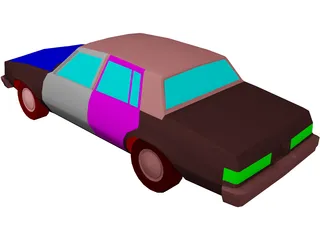 Chevrolet Malibu (1983) 3D Model preview