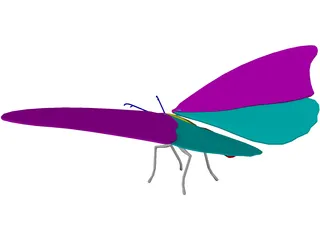 Butterfly 3D Model preview