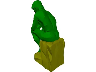 Thinker 3D Model preview