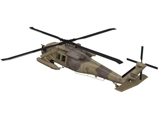 Sikorsky MH-60 3D Model preview