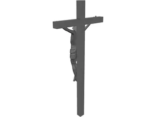 Crucifix 3D Model preview