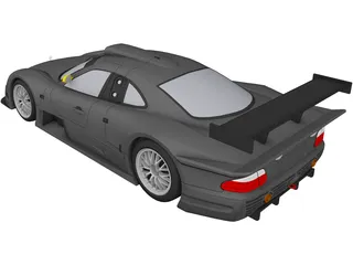 Mercedes-Benz CLK GTR (1998) 3D Model preview
