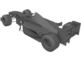 Formula 1 Car (1998) 3D Model preview