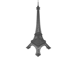 Eiffel Tower 3D Model preview