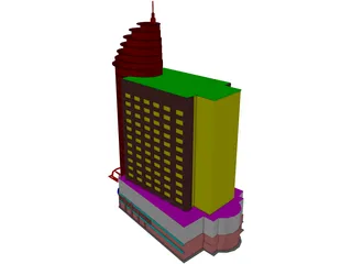 Building Office 3D Model preview