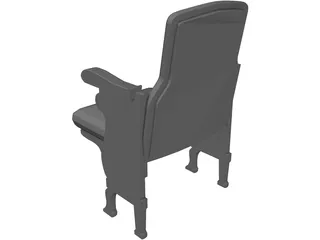 Theater Seats 3D Model preview