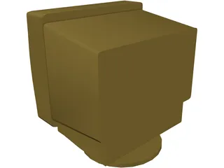 Monitor 3D Model preview