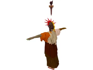 Statue of Liberty 3D Model preview