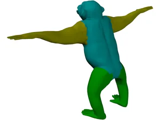 Chimpanzee 3D Model preview