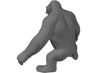 Gorilla 3D Model preview