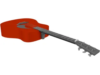 Guitar 3D Model preview