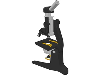 Microscope 3D Model preview
