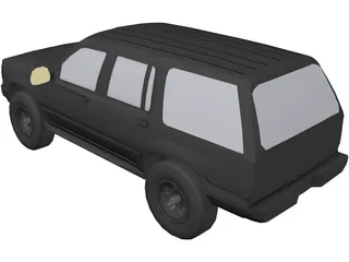 Ford Explorer (1993) 3D Model preview