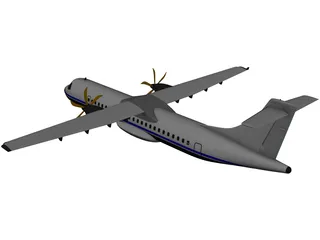 ATR 72 3D Model preview