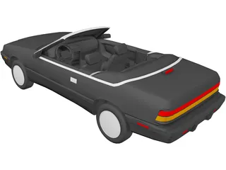 Chrysler Lebaron Convertible (1993) 3D Model preview