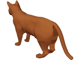 Cat 3D Model preview