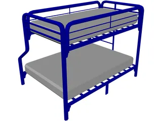 Bed Bunk 3D Model preview