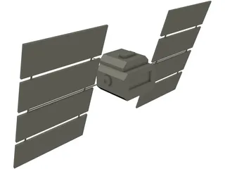 GPS Satellite 3D Model preview