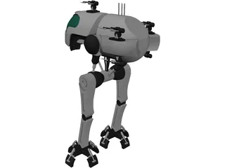 Robot Walker 3D Model preview