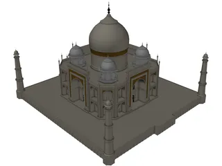 Taj Mahal 3D Model preview
