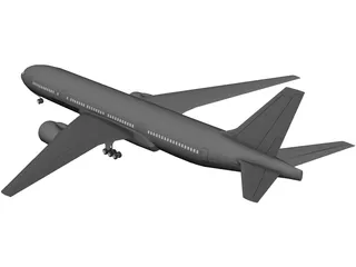 Boeing 777 3D Model preview