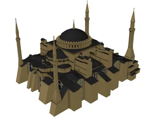 Hagia Sofia 3D Model preview