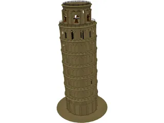 Tower Of Pisa 3D Model preview