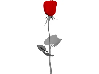 Rose 3D Model preview