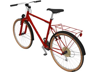 Bike Touring 3D Model preview