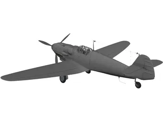 Messerschmitt 3D Model preview