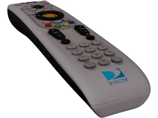DirecTV Remote Control 3D Model preview