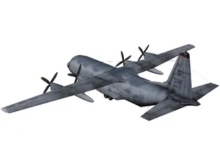 Lockheed EC-130H Compass Call 3D Model preview