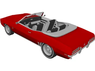 Chevrolet Camaro SS (1969) 3D Model preview